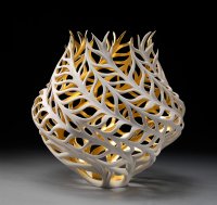 Gilded Coral Vessel