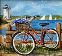 Bike with Lighthouse