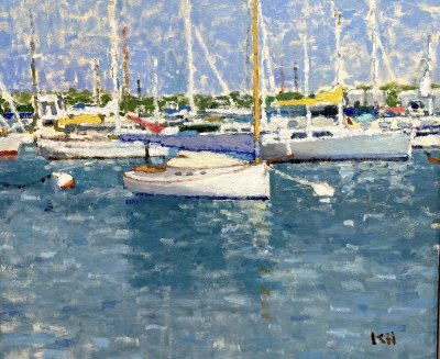 Kate Huntington - Boats in the Harbor #3