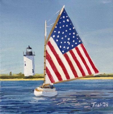 Teek Eaton Koch - Flag Catboat III