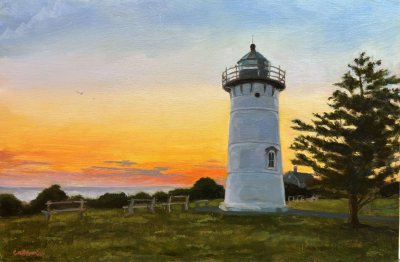 Christine Cathers Donohue - East Chop Lighthouse