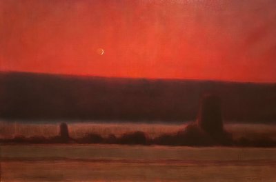 Allen Whiting  - Island Farm at Sunset