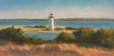 Carol Caradimos - Edgartown Light, Afternoon