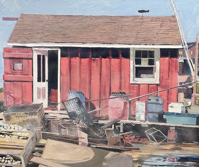 John Holladay - Red Fishing Shack