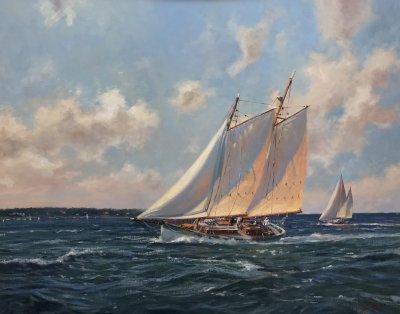 Paul Beebe - Sailing Off West Chop