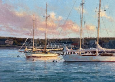 Paul Beebe - View of Vineyard Haven Harbor